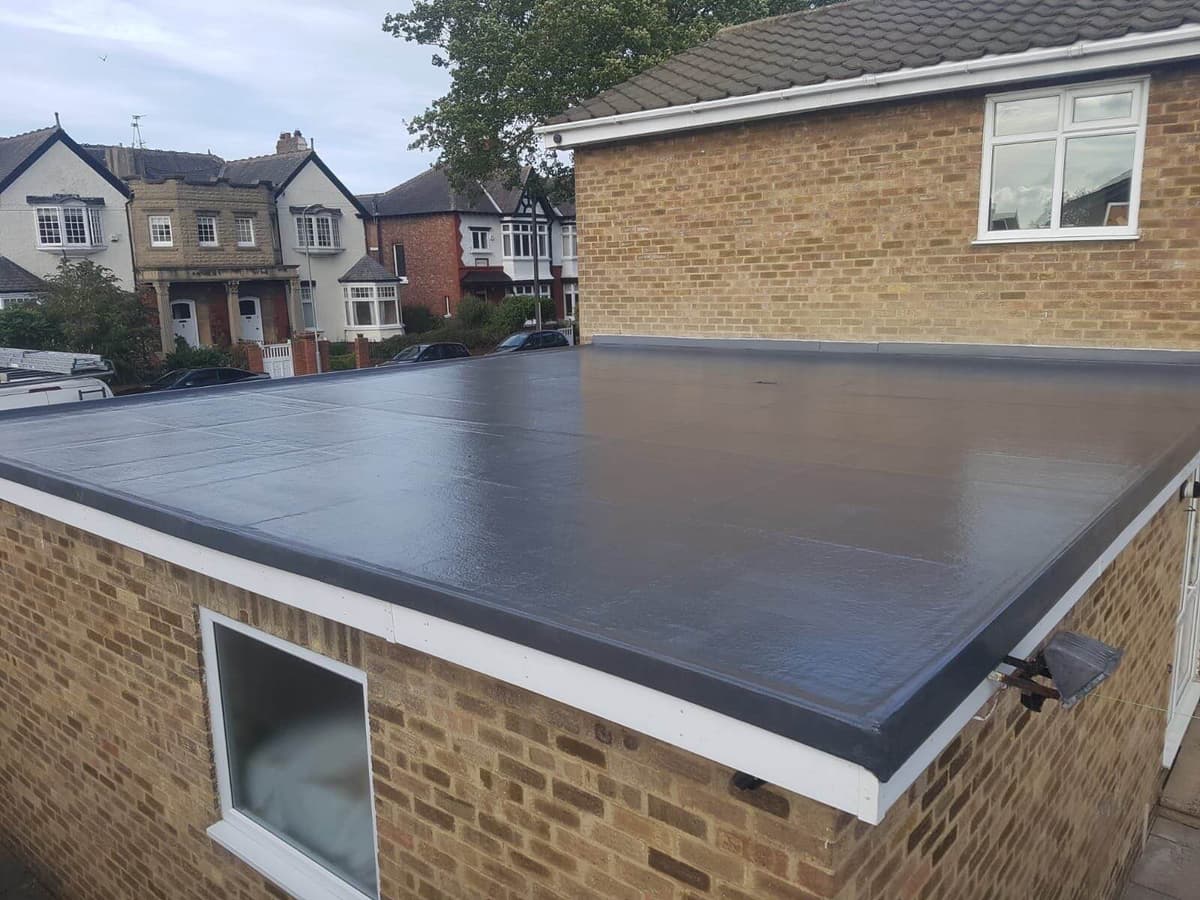 Rubber roofing material